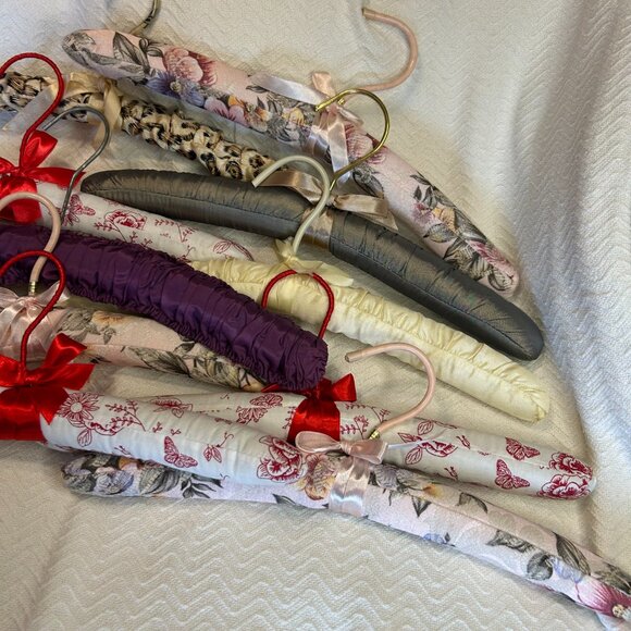 10 Miscellaneous Padded Hangers. (1045) - Picture 2 of 3